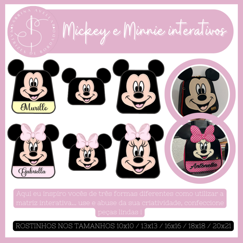 MICKEY E MINNIE INTERATIVOS