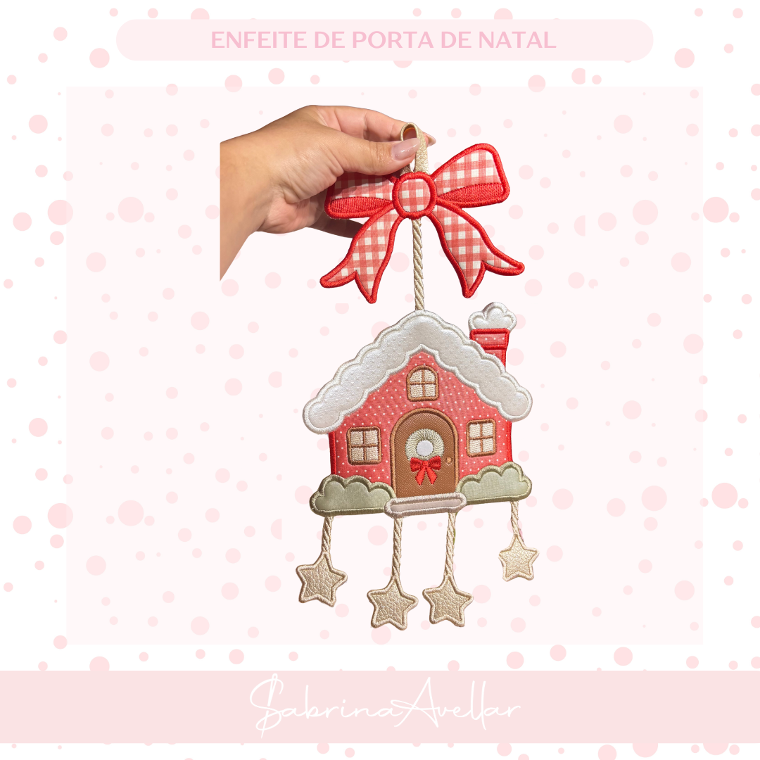 ENFEITE DE PORTA DE NATAL