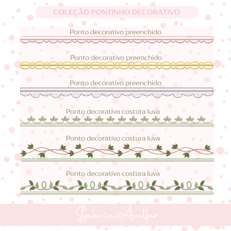 COLEÇÃO PONTO DECORATIVO