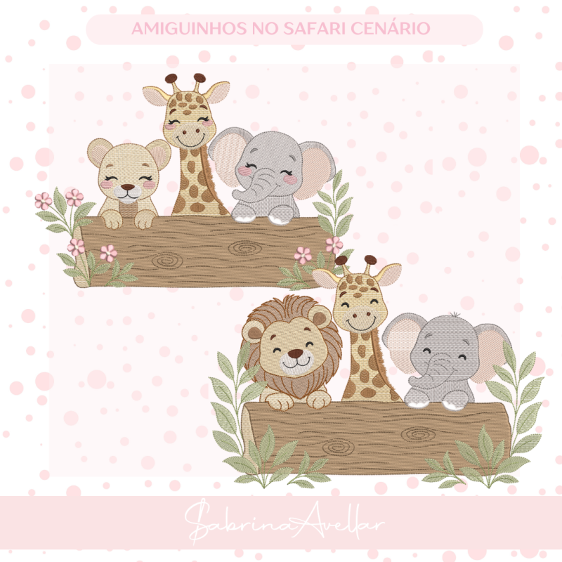 CENÁRIO AMIGUINHOS NO SAFARI
