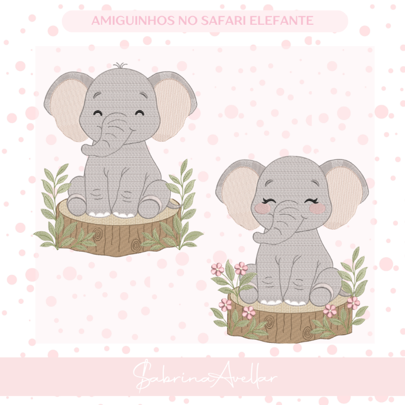ELEFANTE- AMIGUINHOS NO SAFARI