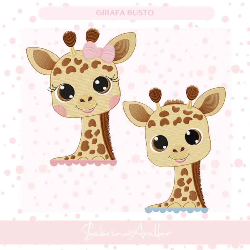 GIRAFA BUSTO